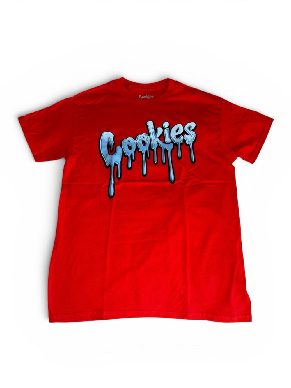 Cookies On Drip Red T Shirt Size Medium NWOT Cookies Melting Letters